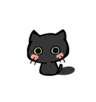 くろいこねこ(黒猫)（個別スタンプ：7）