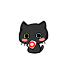 くろいこねこ(黒猫)（個別スタンプ：9）