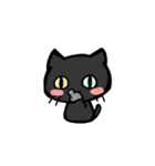 くろいこねこ(黒猫)（個別スタンプ：12）