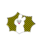 しろいうさぎっぽい（個別スタンプ：16）