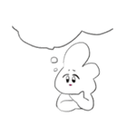 しろいうさぎっぽい（個別スタンプ：35）