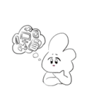 しろいうさぎっぽい（個別スタンプ：36）