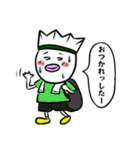 バドミントン部 シャトル太郎の日常（個別スタンプ：3）
