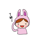 ドワーフのよく使う、うさぎさんスタンプ（個別スタンプ：6）