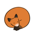 かわいいた狐の友達（個別スタンプ：1）