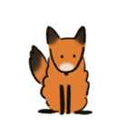 かわいいた狐の友達（個別スタンプ：4）