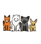 かわいいた狐の友達（個別スタンプ：7）