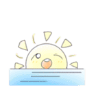 おひさまとおつきさま*（個別スタンプ：1）