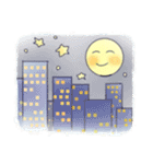 おひさまとおつきさま*（個別スタンプ：4）