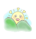 おひさまとおつきさま*（個別スタンプ：5）