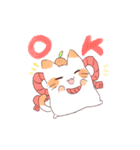 かがみもちにゃんことわんこ（個別スタンプ：6）