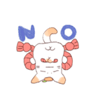 かがみもちにゃんことわんこ（個別スタンプ：7）