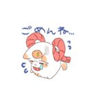 かがみもちにゃんことわんこ（個別スタンプ：10）