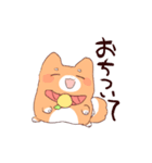 かがみもちにゃんことわんこ（個別スタンプ：13）