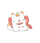 かがみもちにゃんことわんこ（個別スタンプ：14）