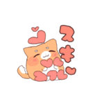 かがみもちにゃんことわんこ（個別スタンプ：24）