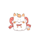 かがみもちにゃんことわんこ（個別スタンプ：27）