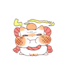 かがみもちにゃんことわんこ（個別スタンプ：34）