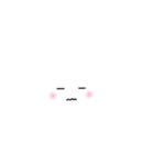 毎日使える！顔だけスタンプみぃ（個別スタンプ：10）