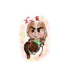 ベガス ちえちゃん スタジオ完成記念！（個別スタンプ：35）