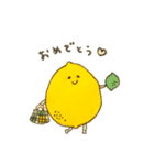 イエローレモンガール（個別スタンプ：12）