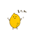 イエローレモンガール（個別スタンプ：13）