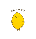 イエローレモンガール（個別スタンプ：32）