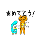 冬のそり残しネコとヤンキーペンギン（個別スタンプ：5）