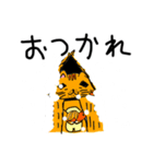 冬のそり残しネコとヤンキーペンギン（個別スタンプ：8）