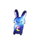夜空うさぎ☆（個別スタンプ：1）