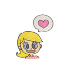 みぃの手書きスタンプ！（個別スタンプ：1）