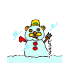 冬の日のさぎょべあ（個別スタンプ：24）