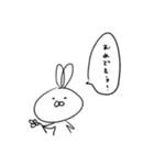 使いやすいうさぎさんスタンプ（個別スタンプ：34）
