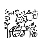 ネコライフ（English）（個別スタンプ：4）