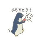 ゆるいペンギンさんとさかなさん（個別スタンプ：12）