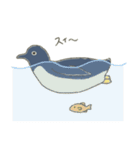 ゆるいペンギンさんとさかなさん（個別スタンプ：40）