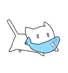 おさかなくわえた○○ねこ（個別スタンプ：1）