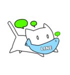 おさかなくわえた○○ねこ（個別スタンプ：6）