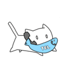 おさかなくわえた○○ねこ（個別スタンプ：7）