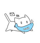 おさかなくわえた○○ねこ（個別スタンプ：8）