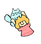 猫とおんなのこ(ライブVer.)（個別スタンプ：20）
