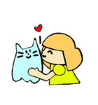 猫とおんなのこ(ライブVer.)（個別スタンプ：29）