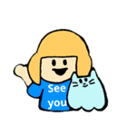 猫とおんなのこ(ライブVer.)（個別スタンプ：32）