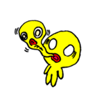 黄色い宇宙人（個別スタンプ：8）