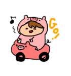 ぴっぐぶた子のスタンプ（個別スタンプ：3）