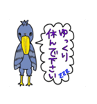ハシビロコウのゴロウ様（個別スタンプ：8）