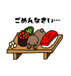 たべものとくまさん。（個別スタンプ：17）