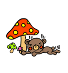 たべものとくまさん。（個別スタンプ：30）