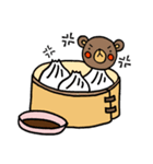 たべものとくまさん。（個別スタンプ：32）