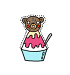 たべものとくまさん。（個別スタンプ：34）